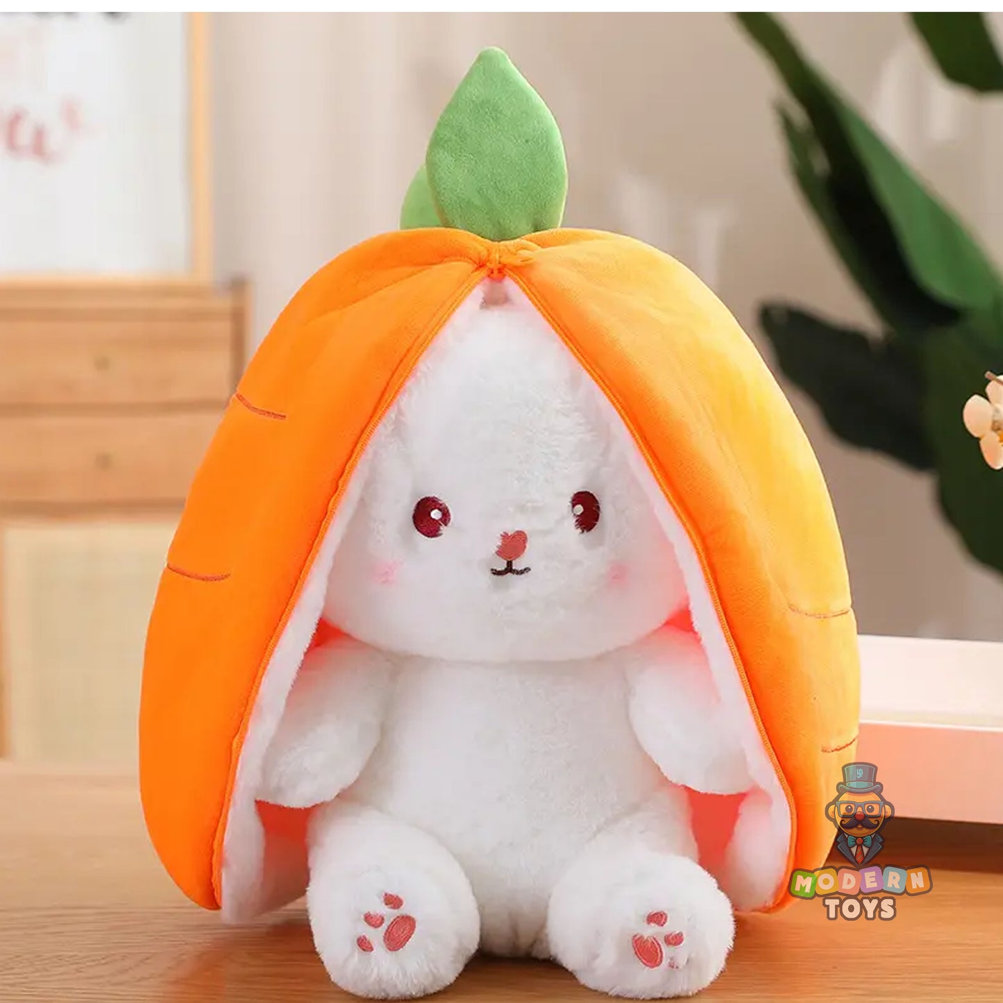 REVERSIBLE BUNNY-ORANGE