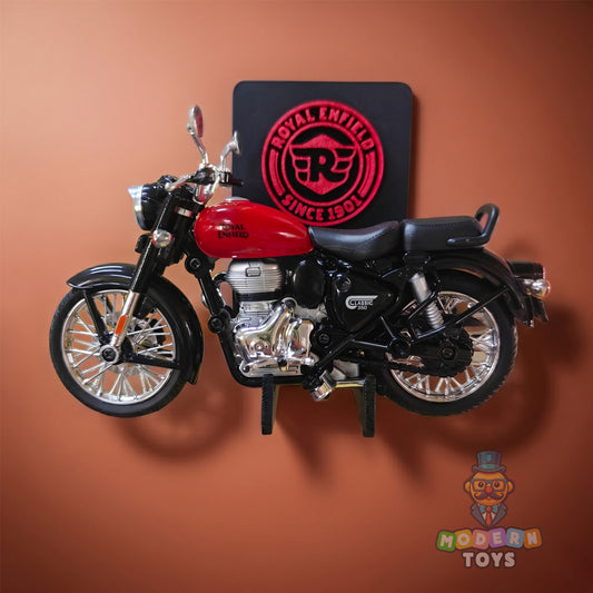 Royal Enfield Bike with Display Stand