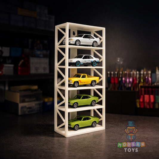 Glow Hot Wheels Display Stand – 5 Racks