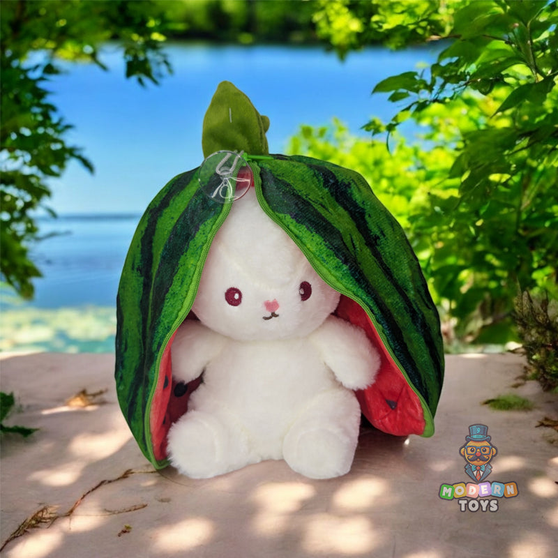 REVERSIBLE BUNNY-WATERMELON