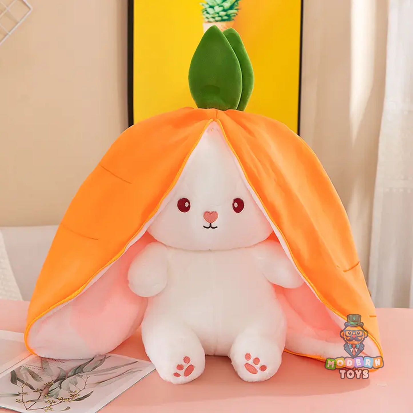 REVERSIBLE BUNNY-ORANGE