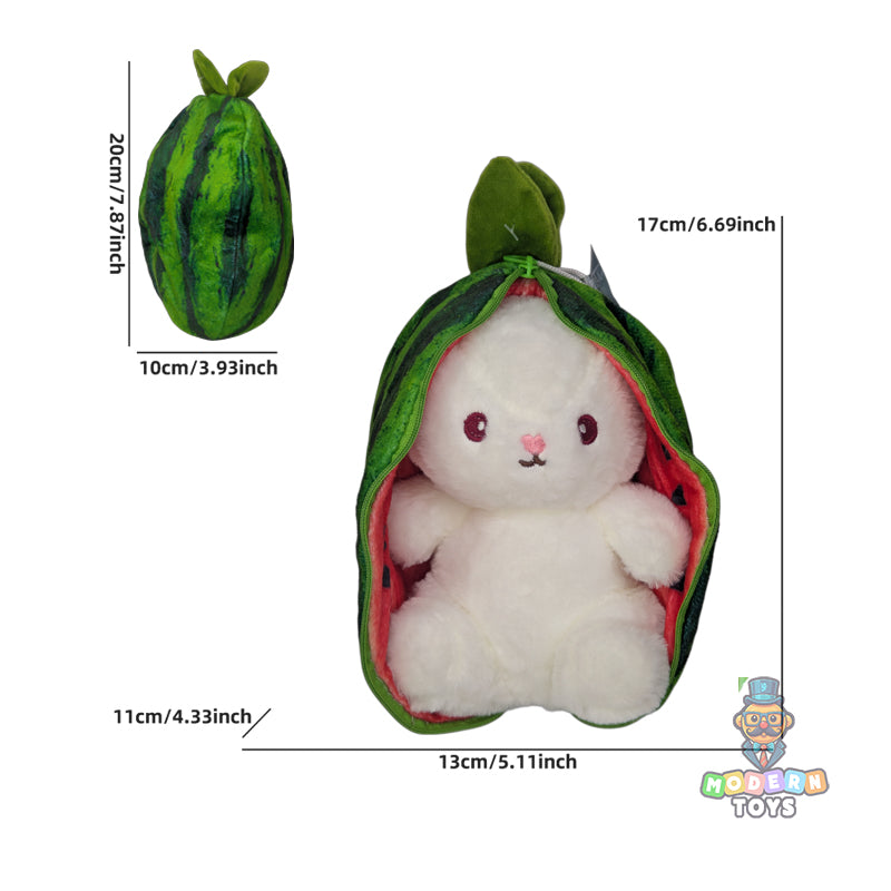 REVERSIBLE BUNNY-WATERMELON