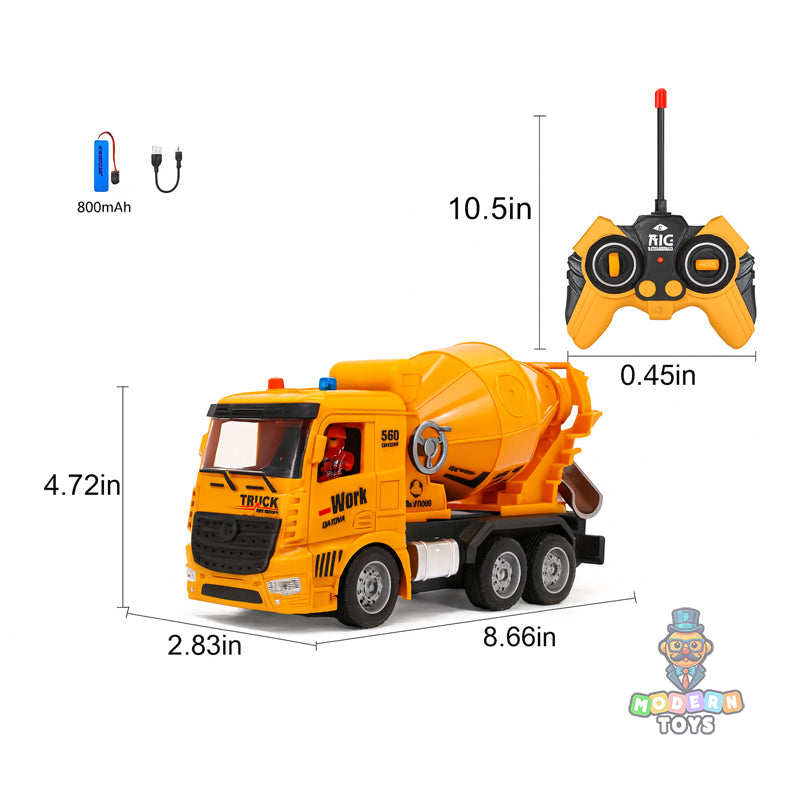RC CEMENT MIXER TRUCK - 6 CHANNEL