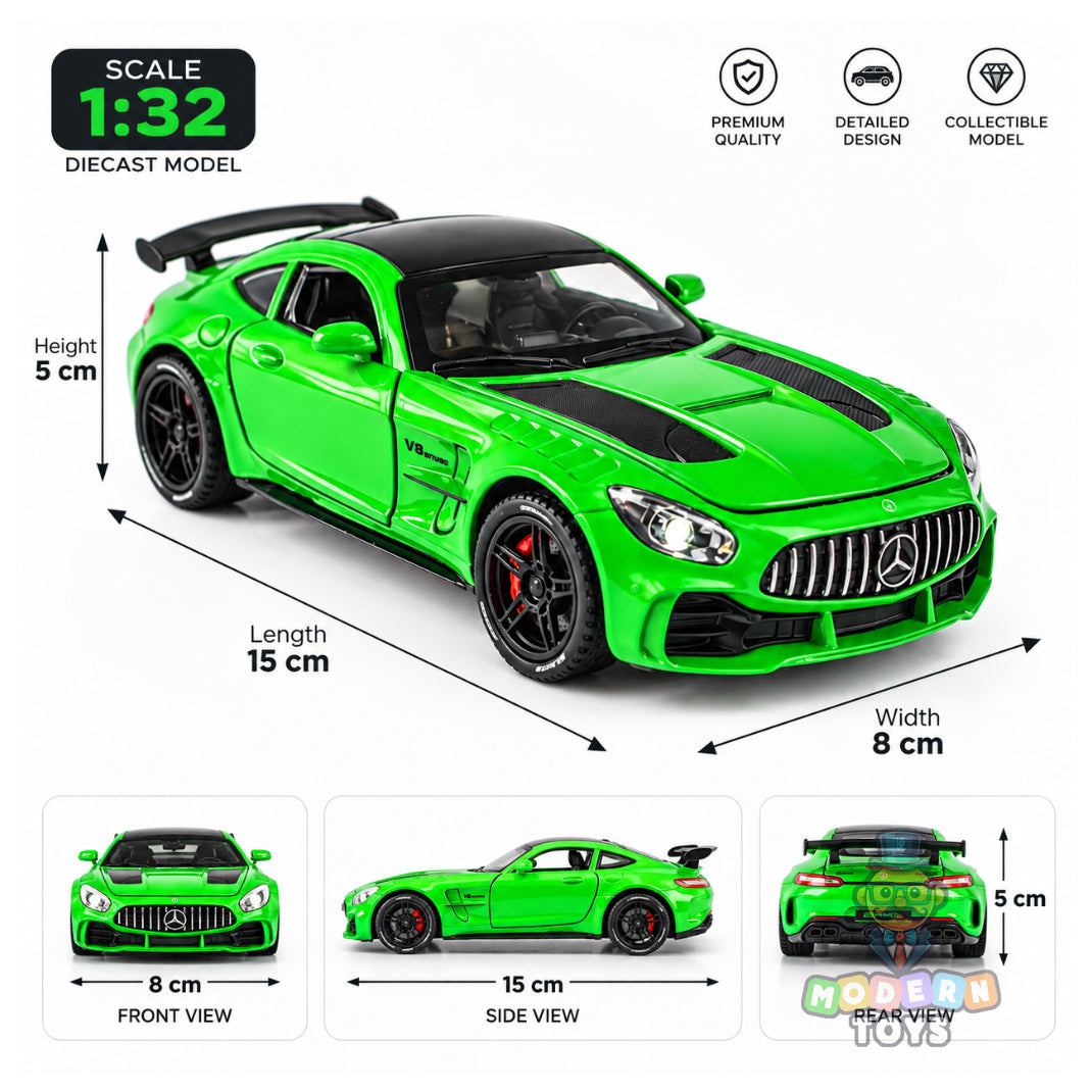 1:32 Pull Back Die-Cast Sports Car