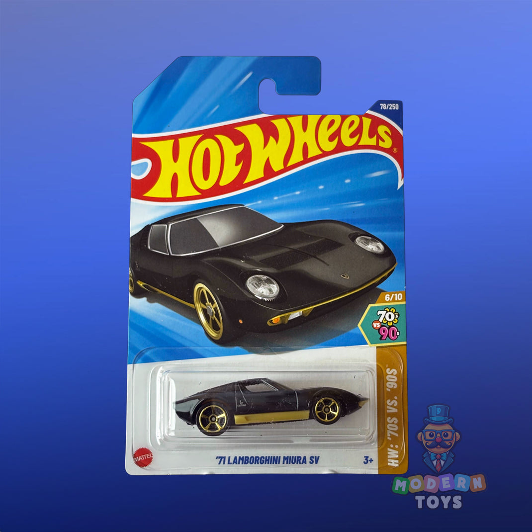 Hot Wheels ’71 Lamborghini Miura SV