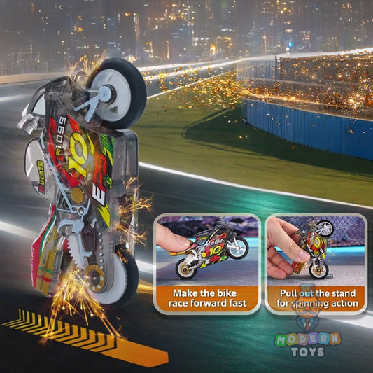 Sparking Stunt Bike