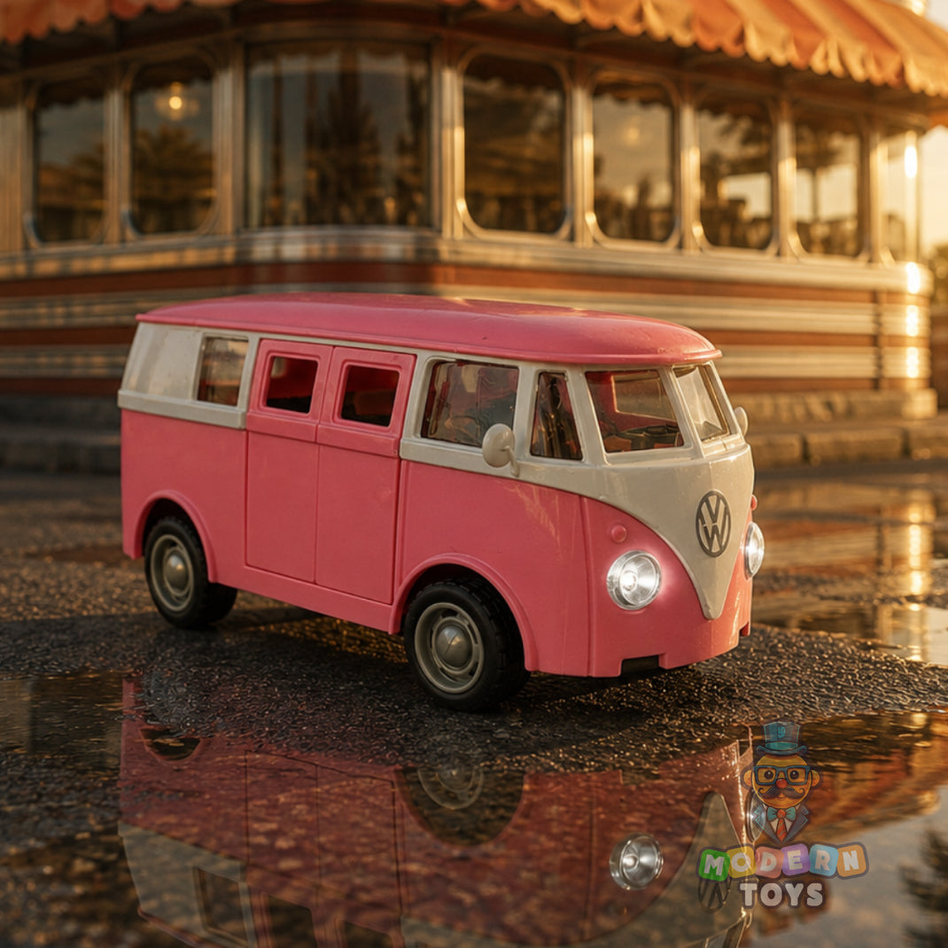Classic Van Pull Back Toy Car