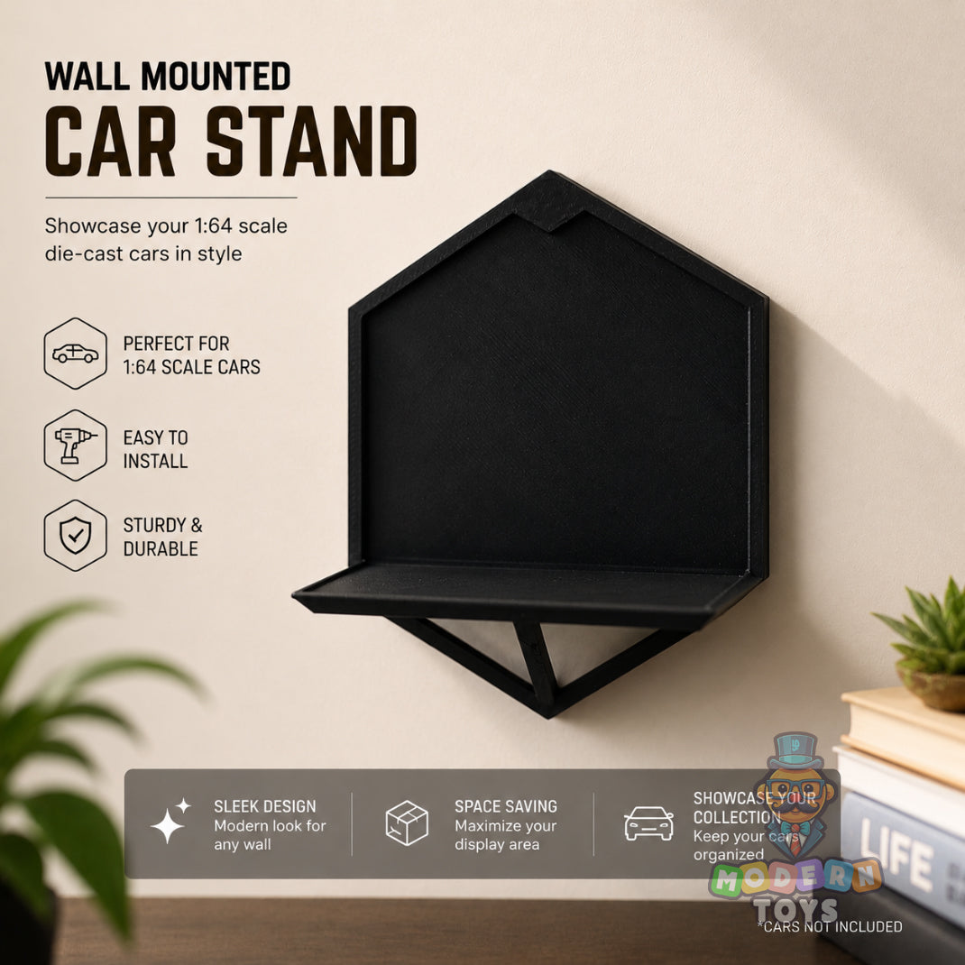 1:64 House Park Die Cast Car Wall Stand