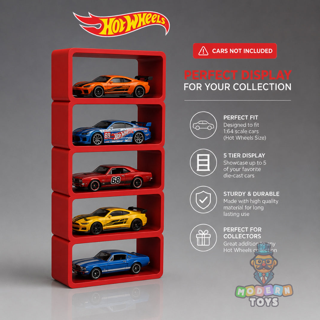 1:64 5-Rack Ladder Die Cast Car Wall Stand