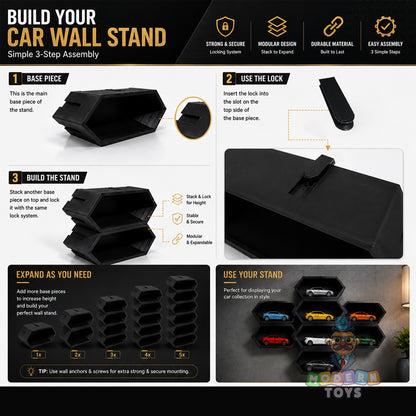 Honeycomb Car Wall Stand