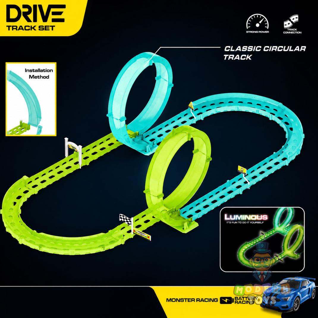 Fast Drive Glow Track Set