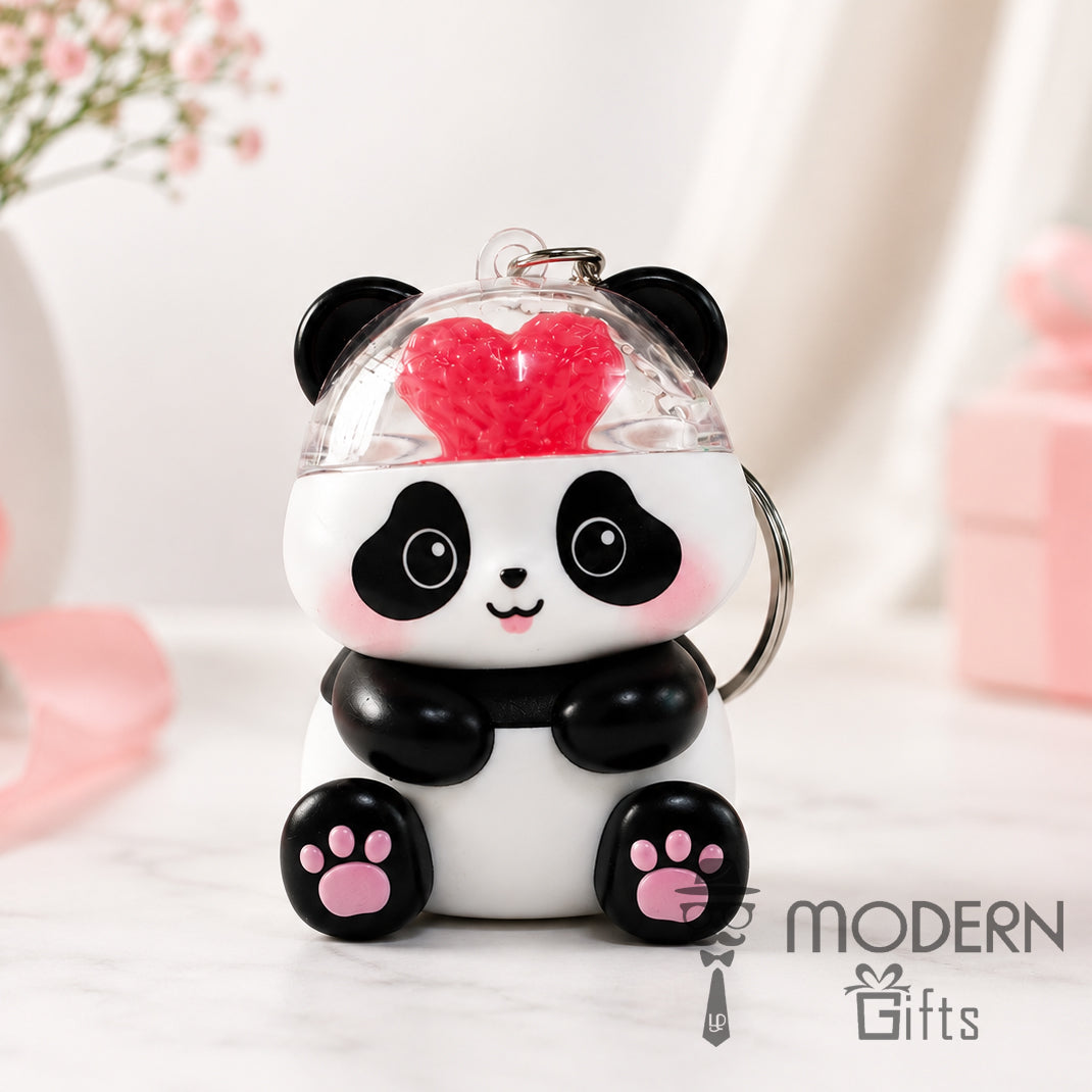 Panda I Love You Keychain