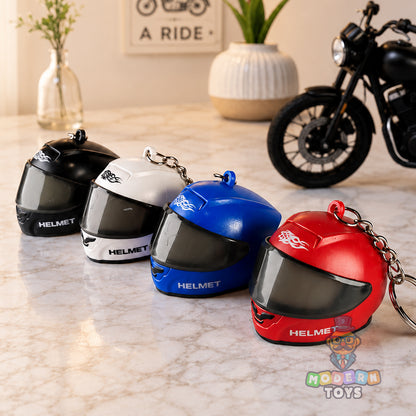 LED Helmet Keychain