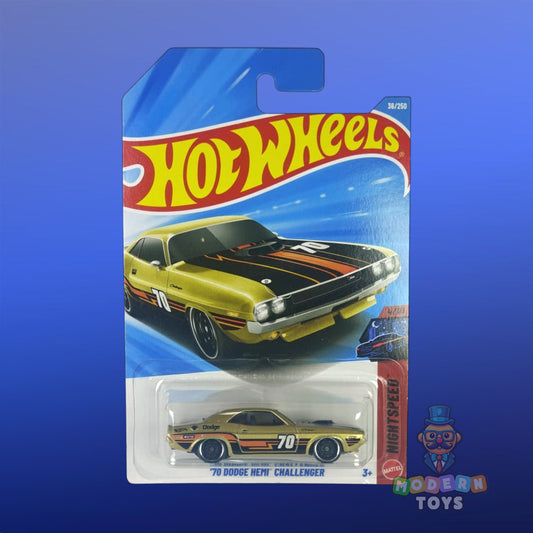 Hot Wheels ’70 Dodge Hemi Challenger Nightburnerz 2026 Die-Cast Toy Car