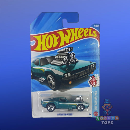 Hot Wheels Rodger Dodger HW Fan Driven 2026 Die-Cast Toy Car