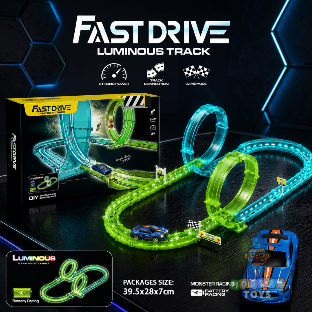 Fast Drive Glow Track Set