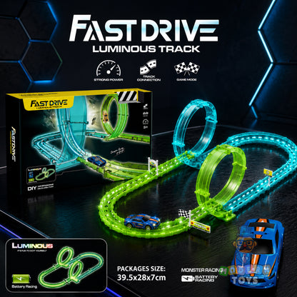Fast Drive Glow Track Set