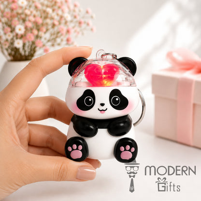 Panda I Love You Keychain