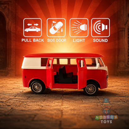 Classic Van Pull Back Toy Car