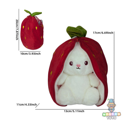 REVERSIBLE BUNNY -RED