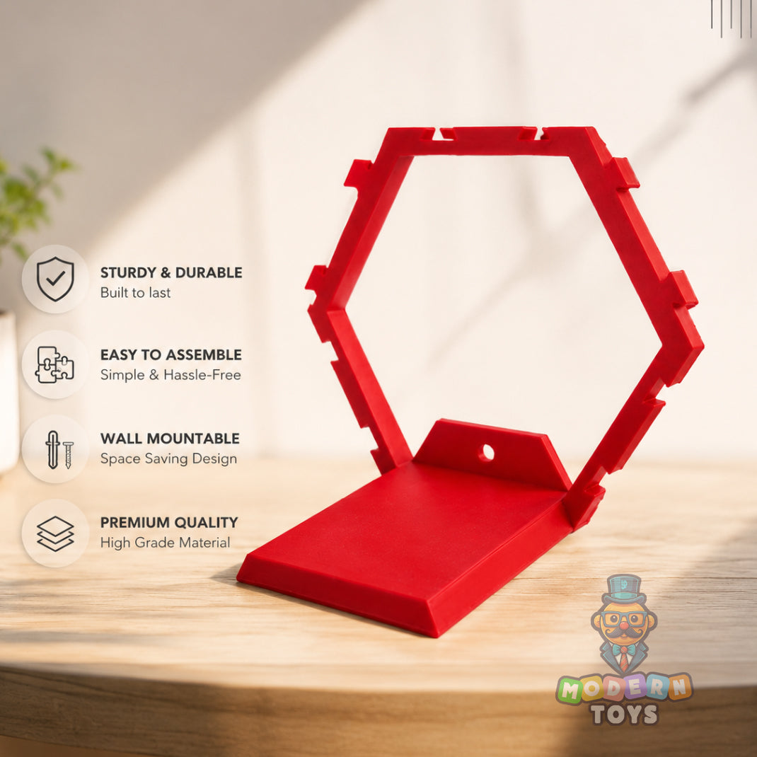 1:64 Single Hexagon Die Cast Car Stand
