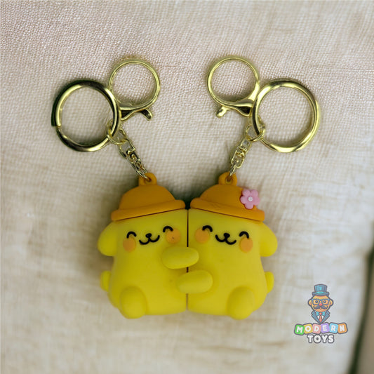 COUPLE MAGNETIC KEYCHAIN