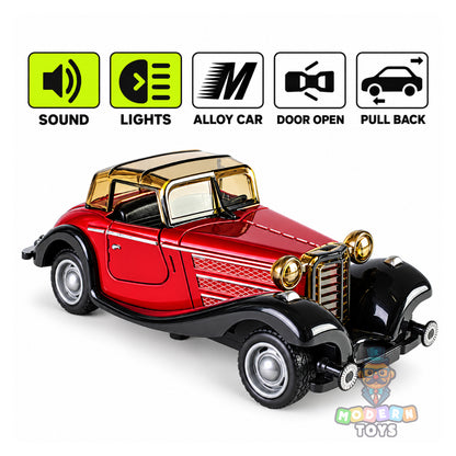 Vintage Pull Back Die-Cast Car