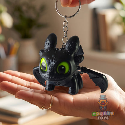 Mini Dragon LED Keychain