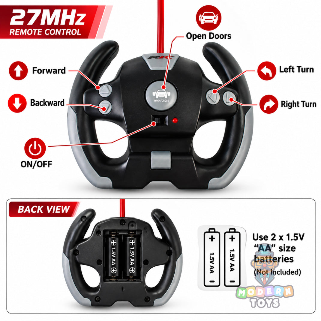 MOKA Remote Control RC Car – Black Sports Car