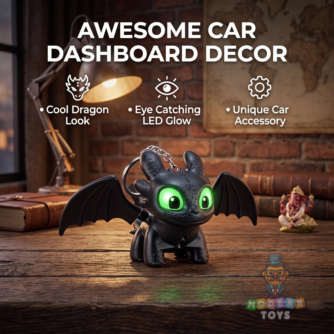 Mini Dragon LED Keychain