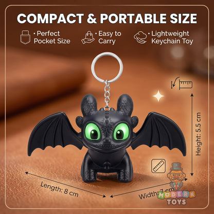 Mini Dragon LED Keychain