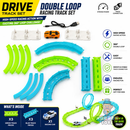 Fast Drive Glow Track Set