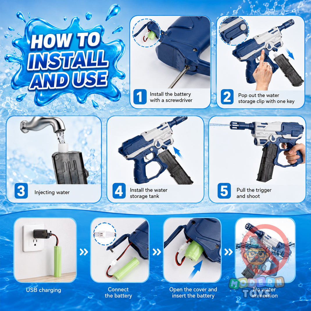 Rechargeable Electric Water Gun