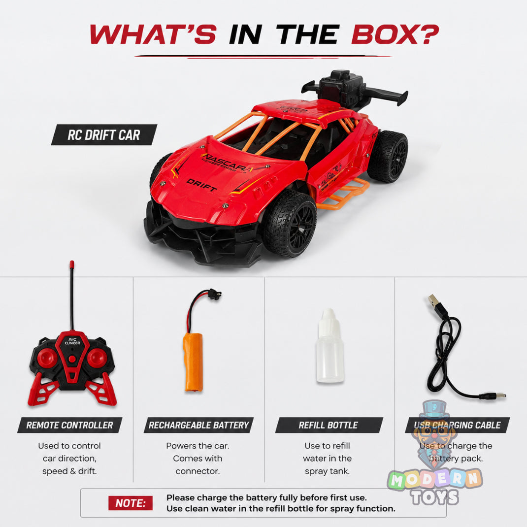 Drift Spray RC Racing Car