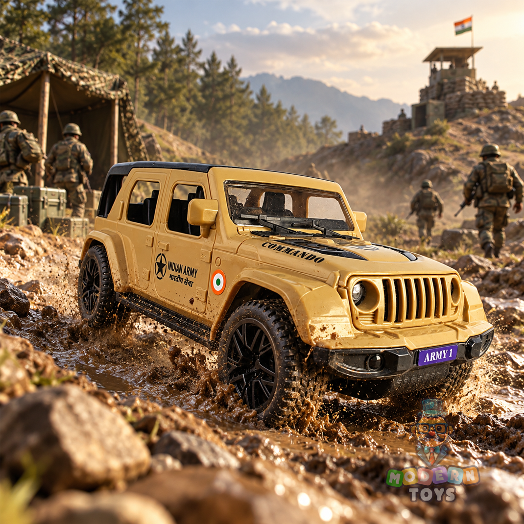 Indian Army RC Jeep 1:16 Scale