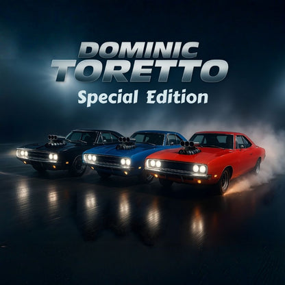 DOMINIC SPECIAL EDITION CAR WITH STAND