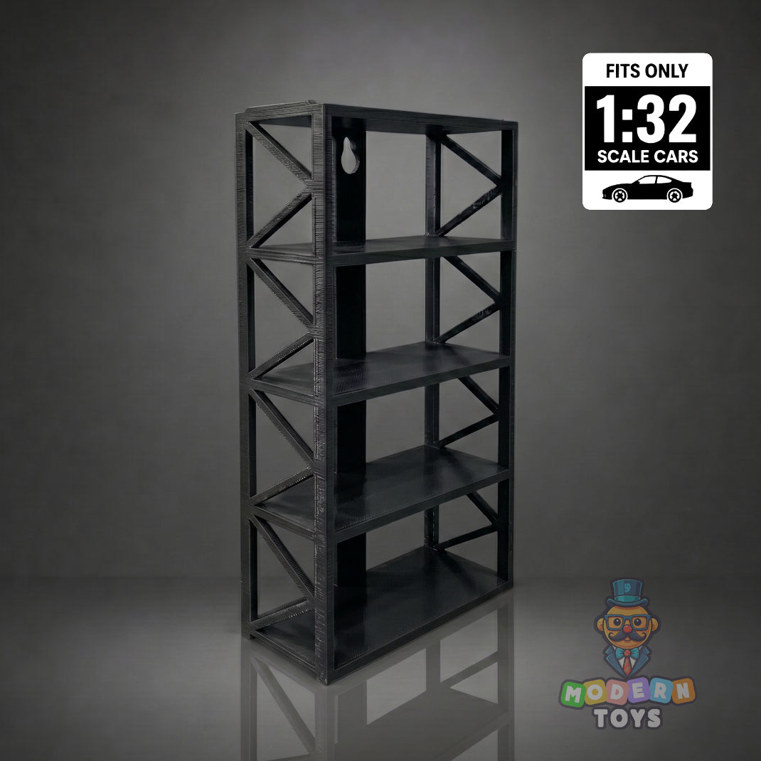 1:32 4- Rack Garage Car Wall Stand