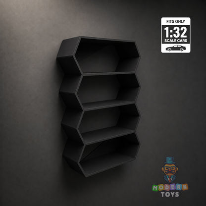 1:32 4-Rack Car Wall  Stand
