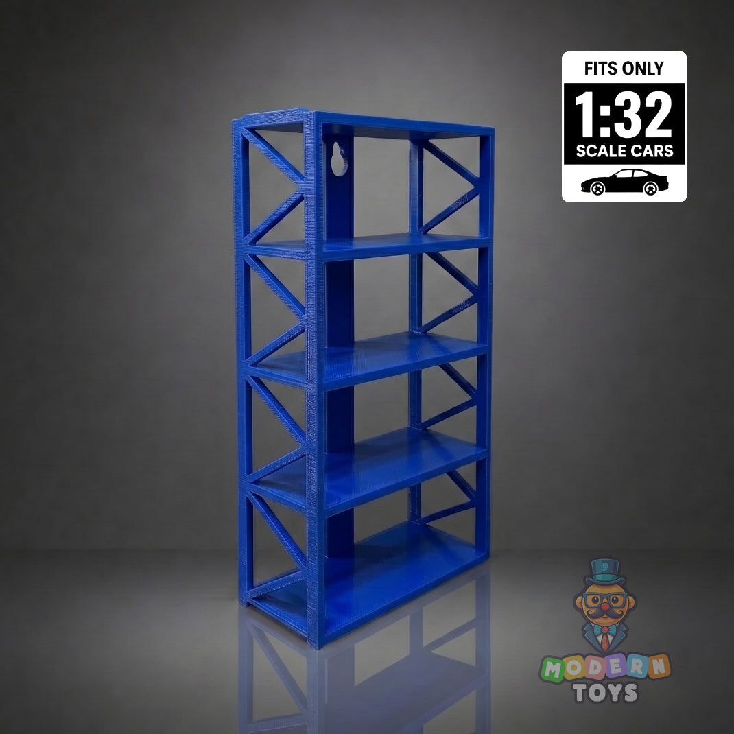 1:32 4- Rack Garage Car Wall Stand