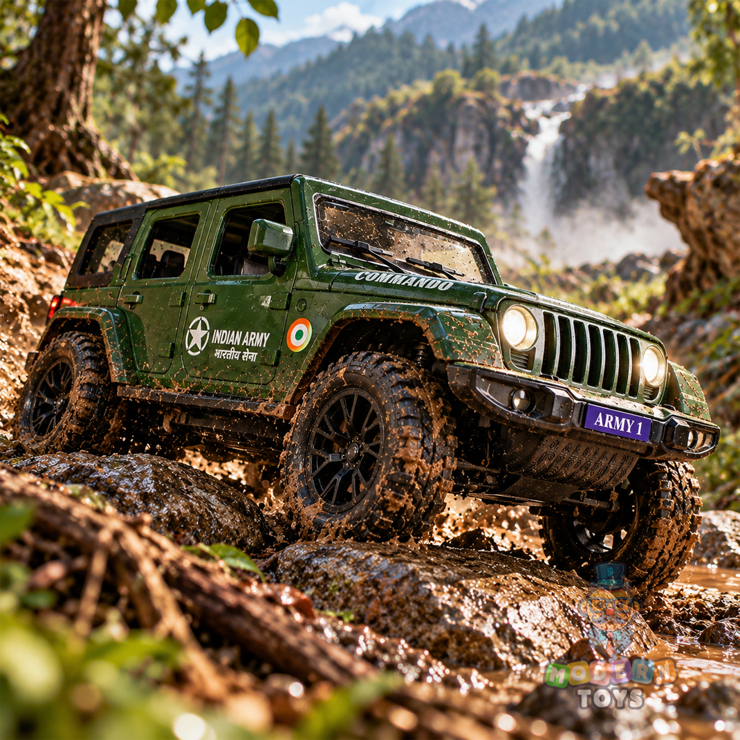 Indian Army RC Jeep 1:16 Scale