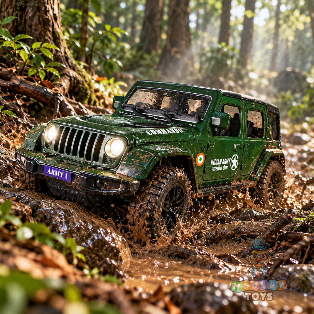 Indian Army RC Jeep 1:16 Scale