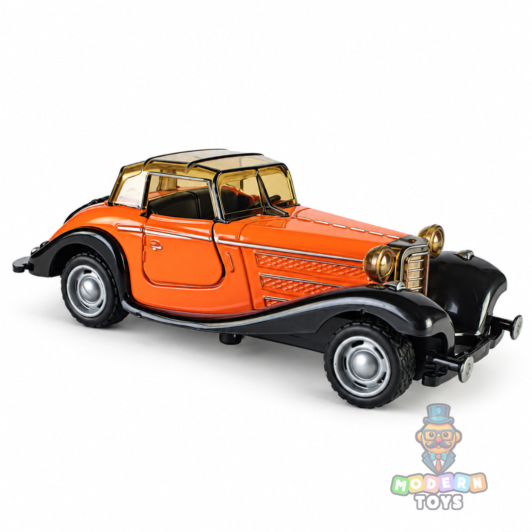 Vintage Pull Back Die-Cast Car