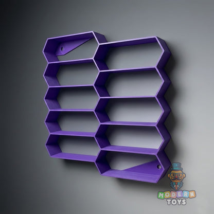 10 Rack Honeycomb Display Stand