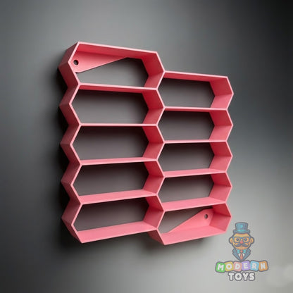 10 Rack Honeycomb Display Stand