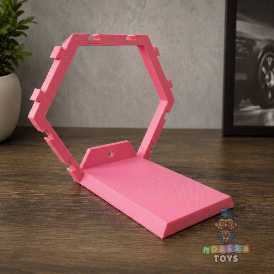 1:64 Single Hexagon Die Cast Car Stand