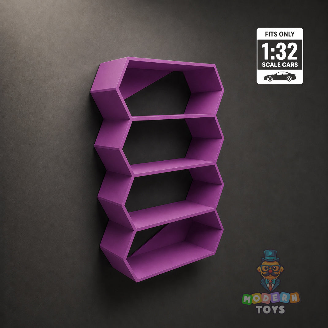 1:32 4-Rack Car Wall  Stand