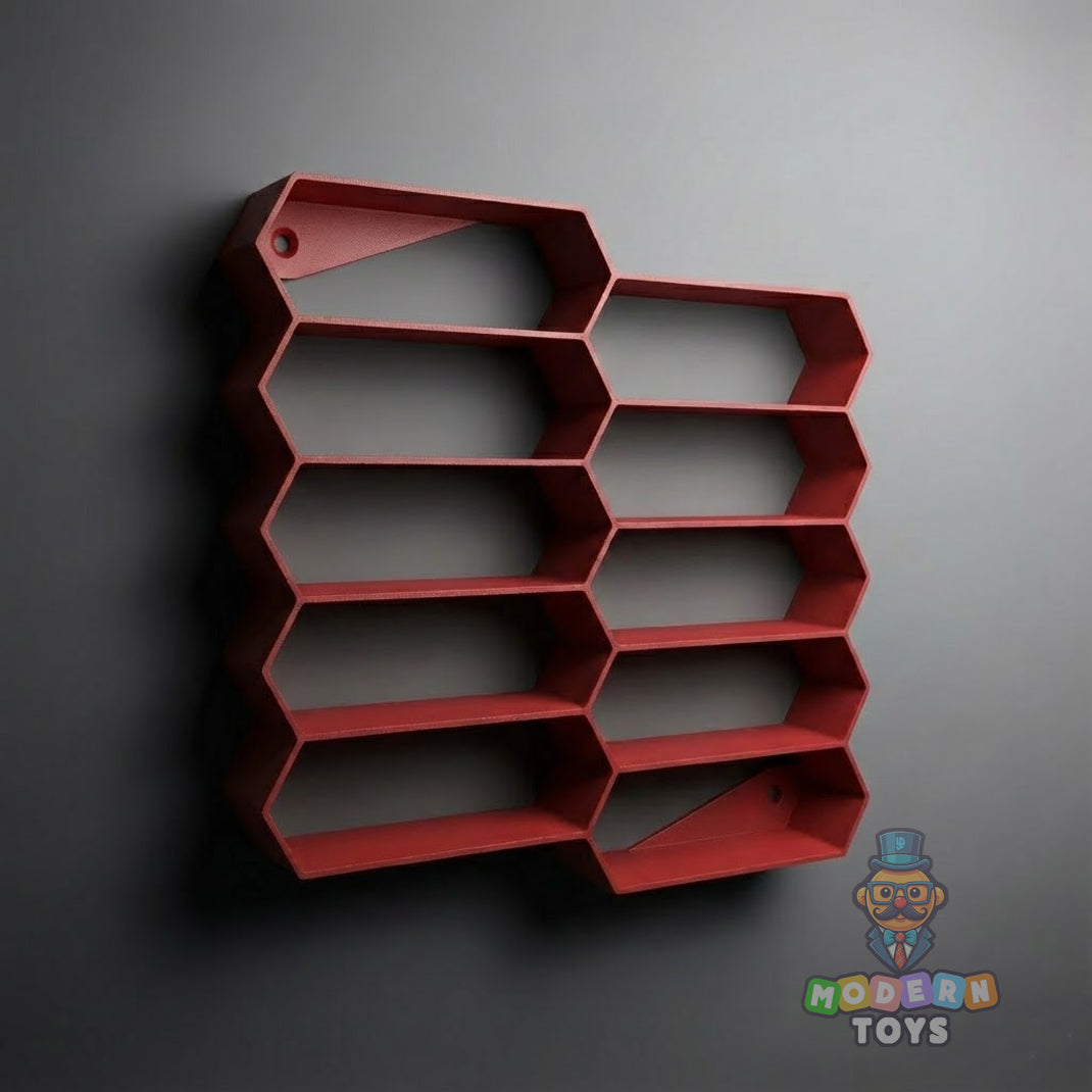 10 Rack Honeycomb Display Stand