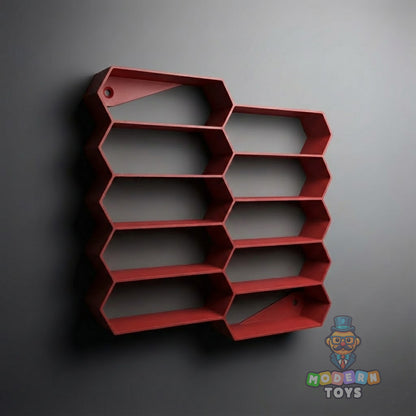 10 Rack Honeycomb Display Stand