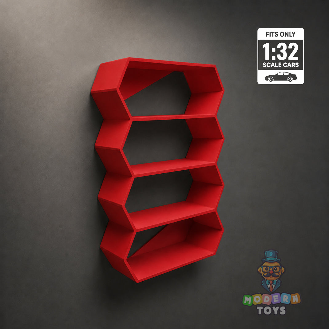 1:32 4-Rack Car Wall  Stand