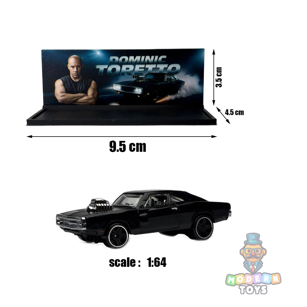 DOMINIC SPECIAL EDITION CAR WITH STAND